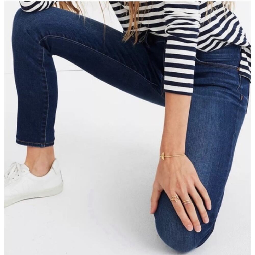 Madewell Roadtripper Jeggings Size 26 Dark Wash High Rise Cropped